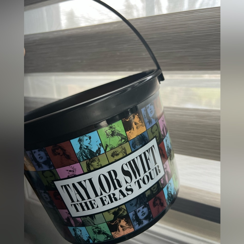 Taylor swift eras tour popcorn bucket